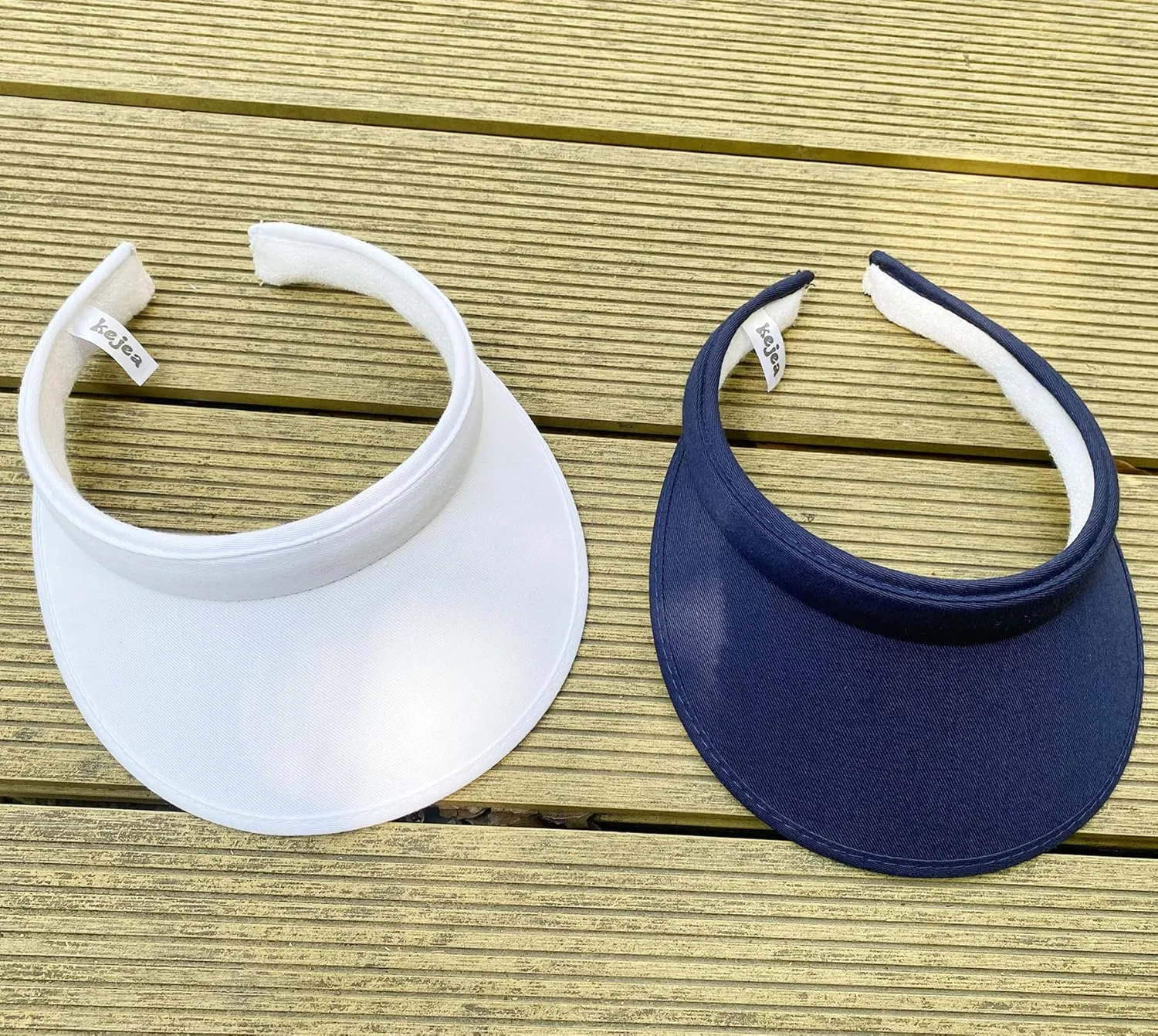 2 Pack Sun Visor Hats Women Men Clip On Wide Brim Visors Hat Outdoor Sports Golf Beach Travel Tennis Caps