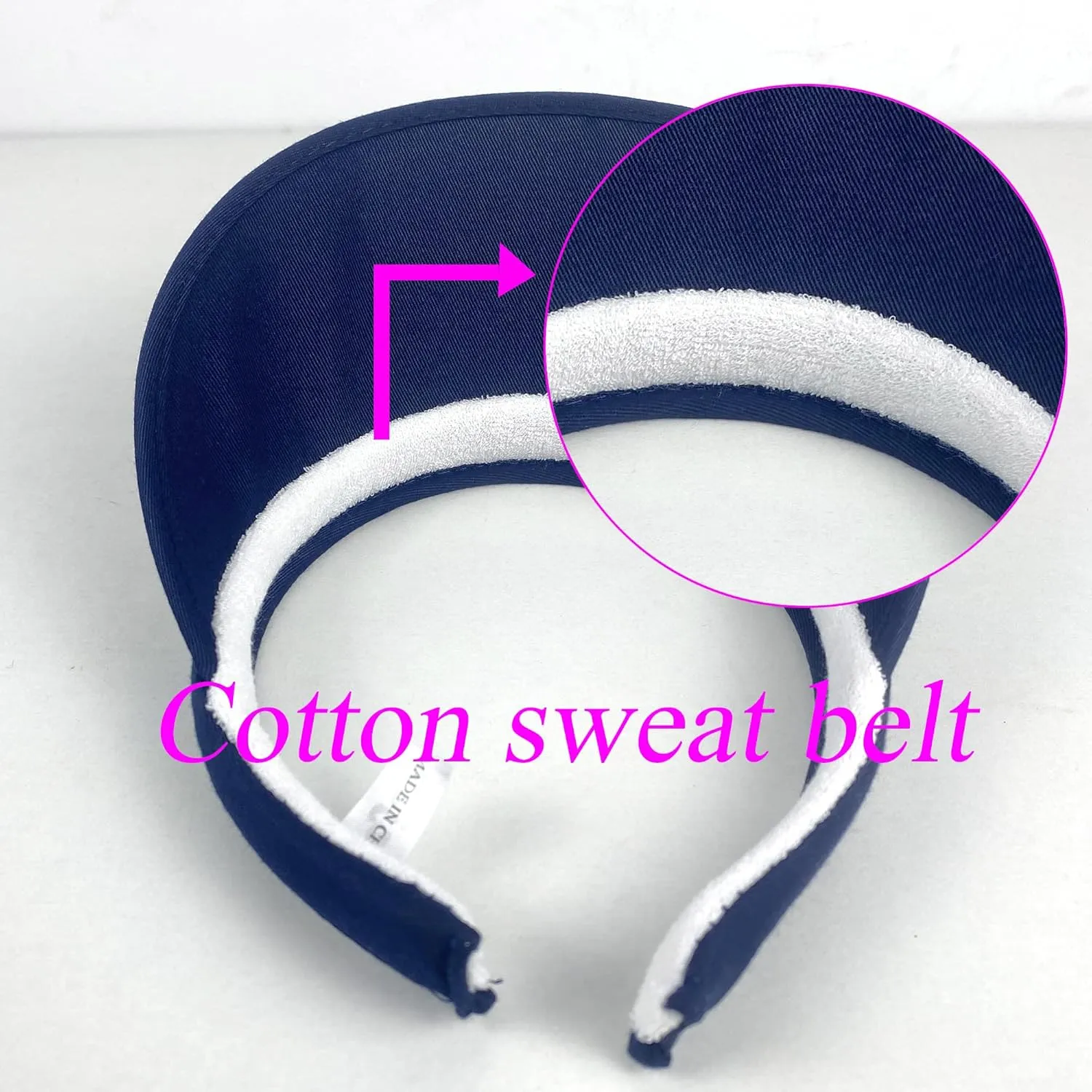 2 Pack Sun Visor Hats Women Men Clip On Wide Brim Visors Hat Outdoor Sports Golf Beach Travel Tennis Caps