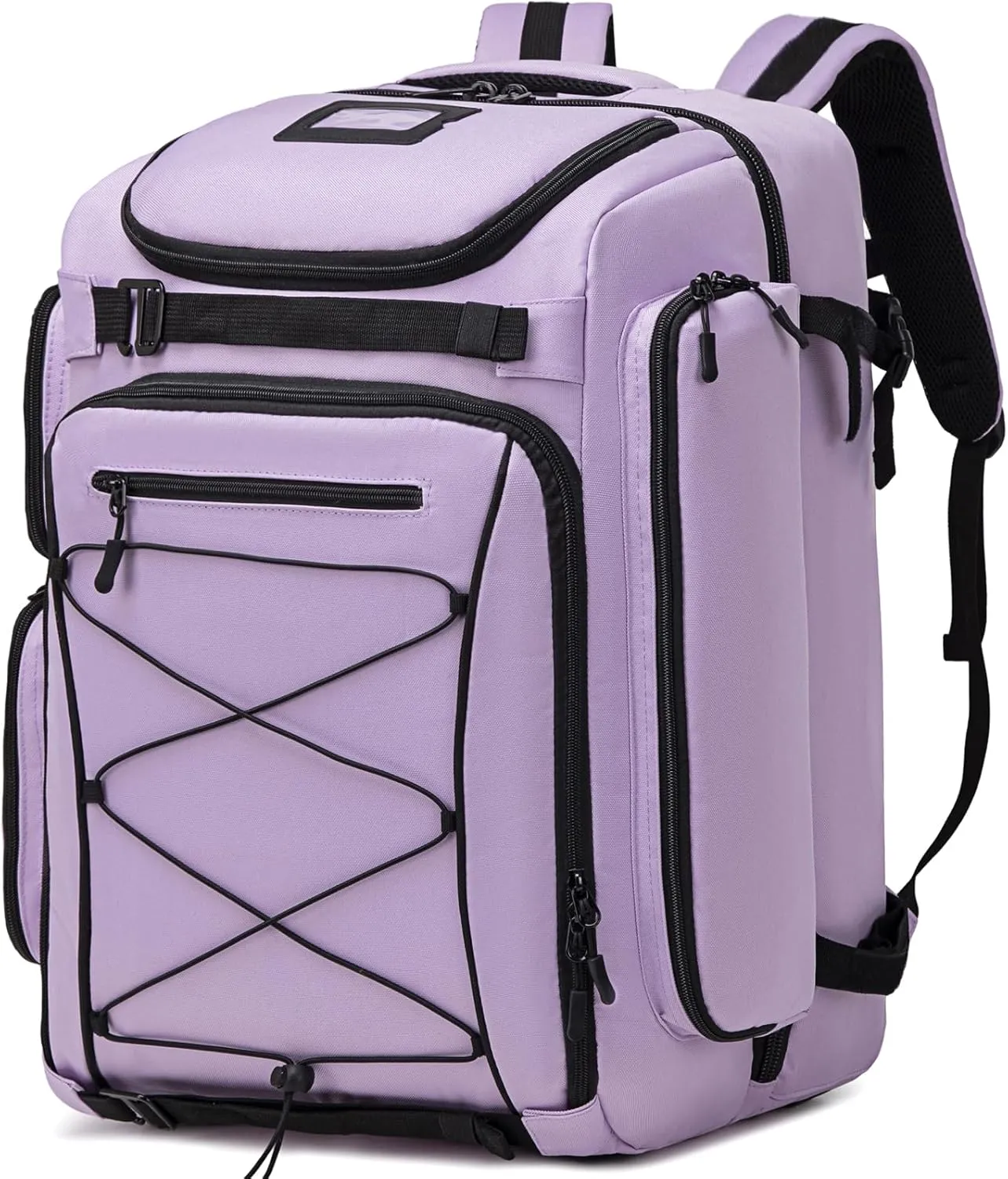 60L Waterproof Ski Boot Backpack - Travel Pack for Snowboard Boots, Skis, Helmet, Goggles, Gloves - Men,Women,Youth