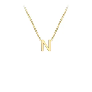 9K Gold 'N' Initial Necklace - 1.19.0163