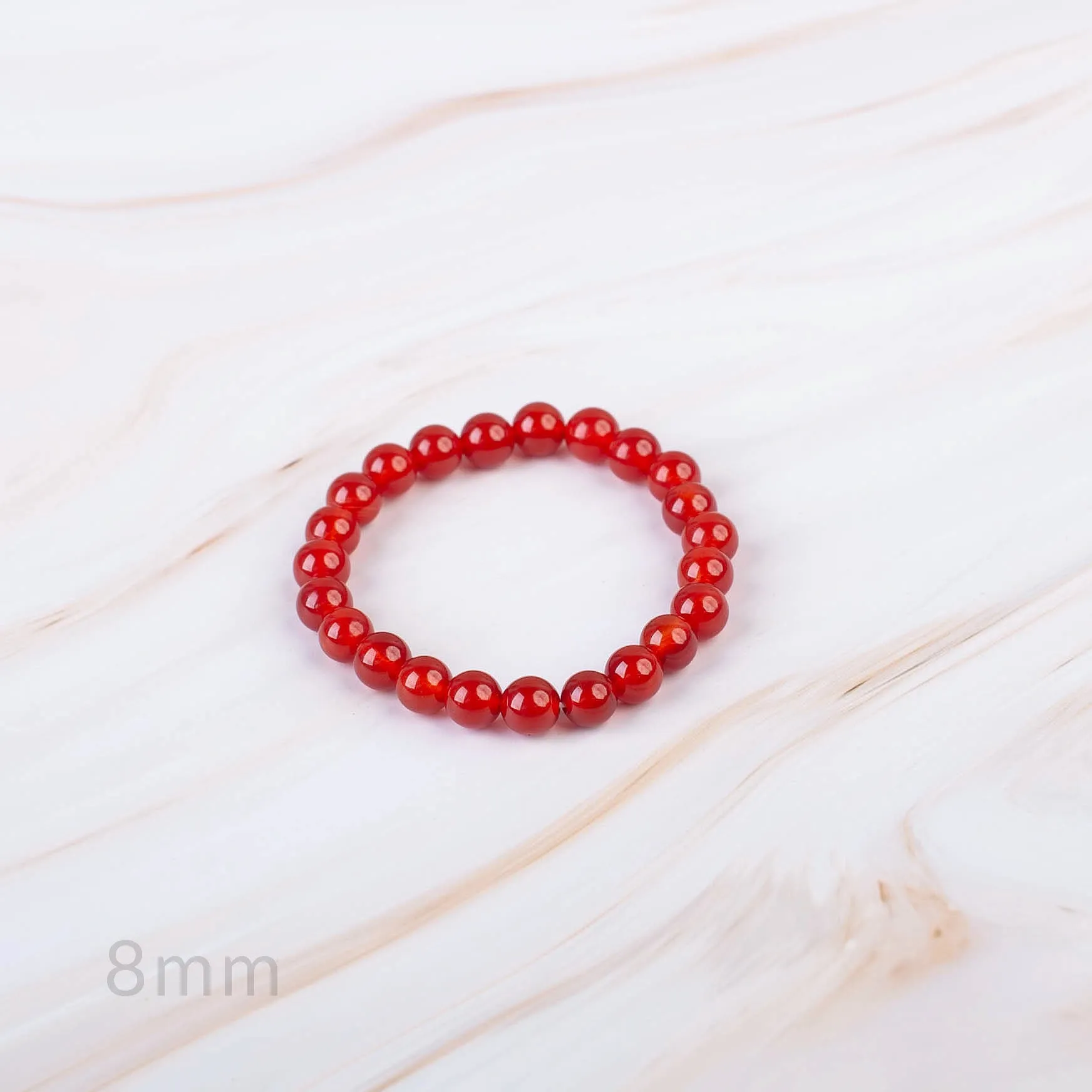 Carnelian Beaded Bracelet