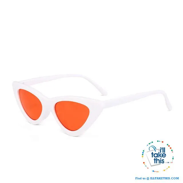 Cat Eye Style Polarized Sunglasses which are totally retro. 13 Colors