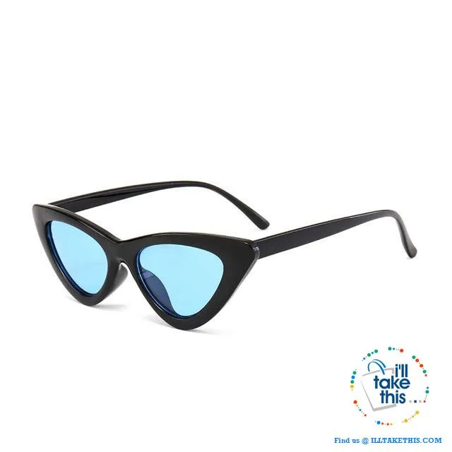 Cat Eye Style Polarized Sunglasses which are totally retro. 13 Colors