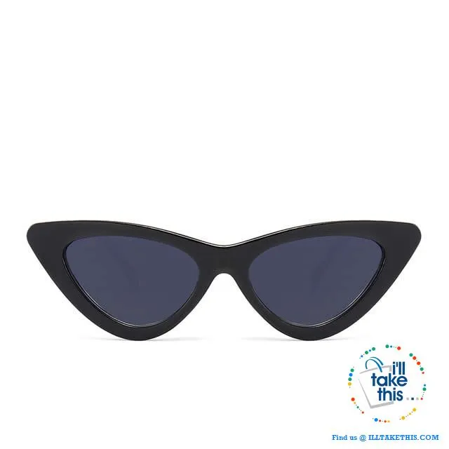Cat Eye Style Polarized Sunglasses which are totally retro. 13 Colors