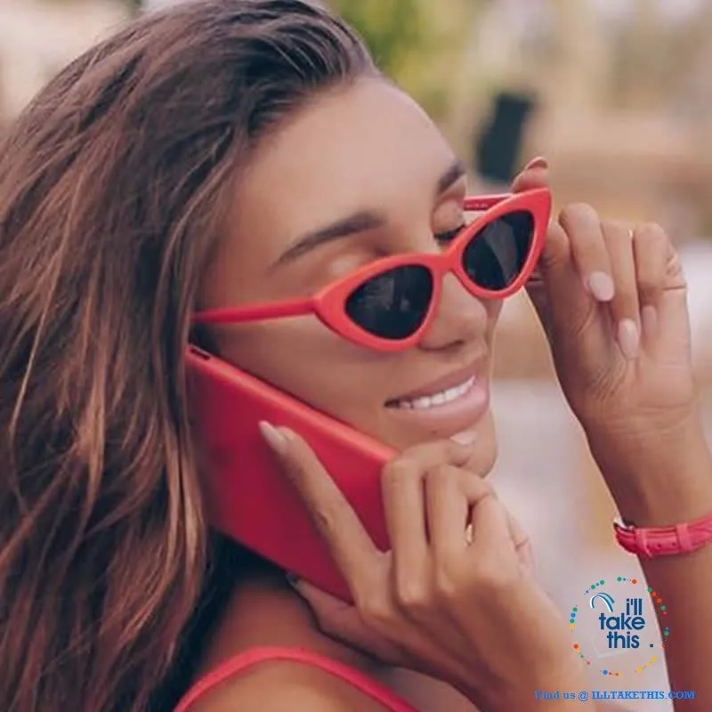 Cat Eye Style Polarized Sunglasses which are totally retro. 13 Colors