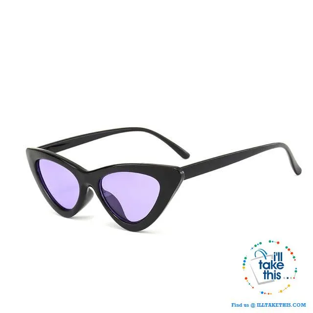 Cat Eye Style Polarized Sunglasses which are totally retro. 13 Colors