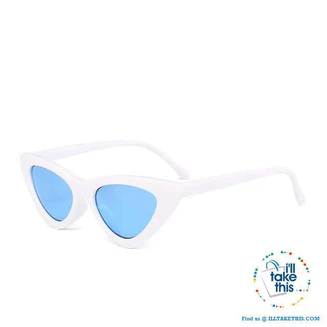 Cat Eye Style Polarized Sunglasses which are totally retro. 13 Colors