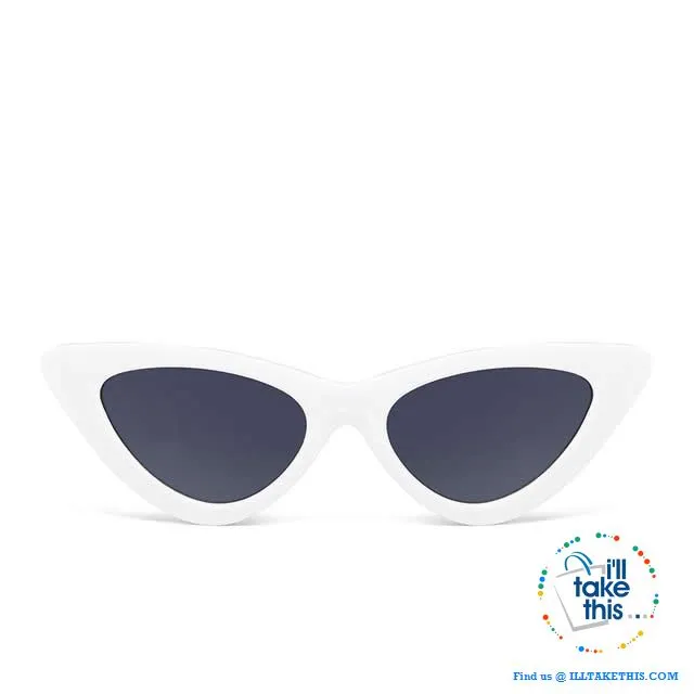 Cat Eye Style Polarized Sunglasses which are totally retro. 13 Colors
