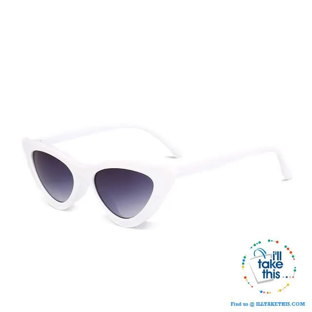 Cat Eye Style Polarized Sunglasses which are totally retro. 13 Colors