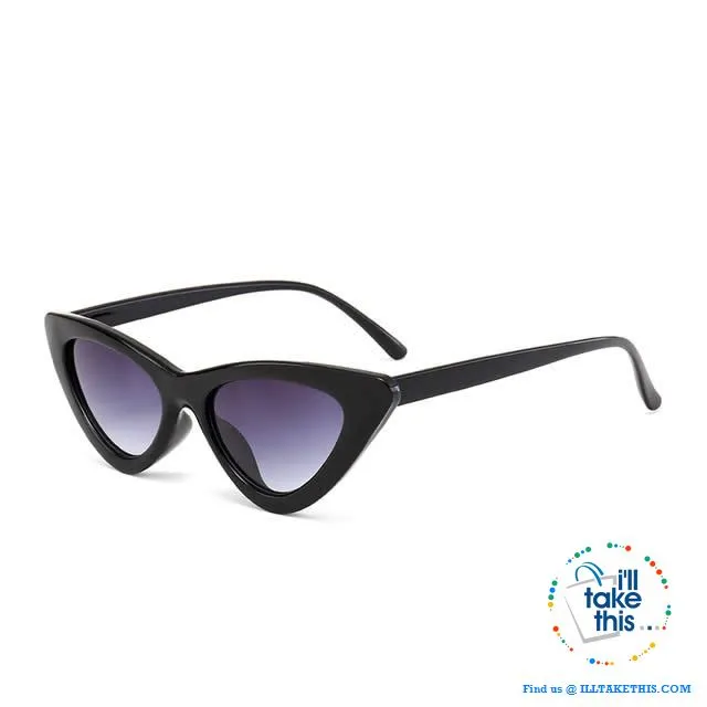 Cat Eye Style Polarized Sunglasses which are totally retro. 13 Colors