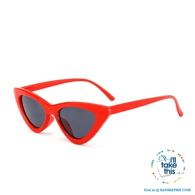 Cat Eye Style Polarized Sunglasses which are totally retro. 13 Colors