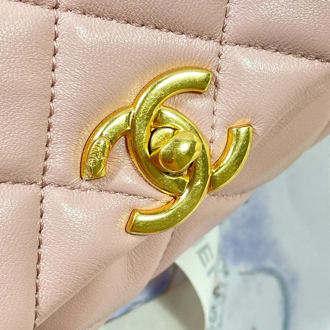 CHL Flap Bag Gold Hardware PiNike For Women, Women&#8217;s Handbags, Shoulder Bags 7.9in/20cm AS3366