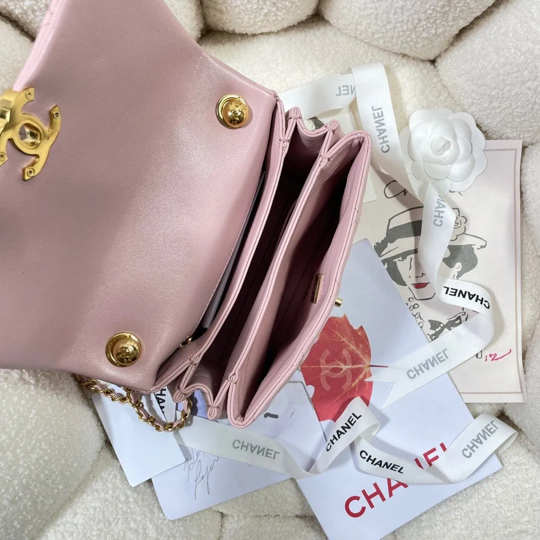 CHL Flap Bag Gold Hardware PiNike For Women, Women&#8217;s Handbags, Shoulder Bags 7.9in/20cm AS3366