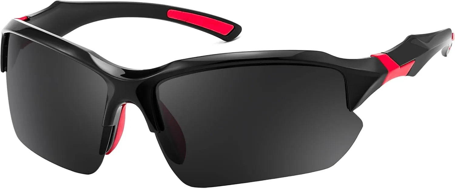 FEISEDY 3pack Sport Polarized Sunglasses for Men Women Fishing Running Baseball Outdoor UV400 Protection B9163