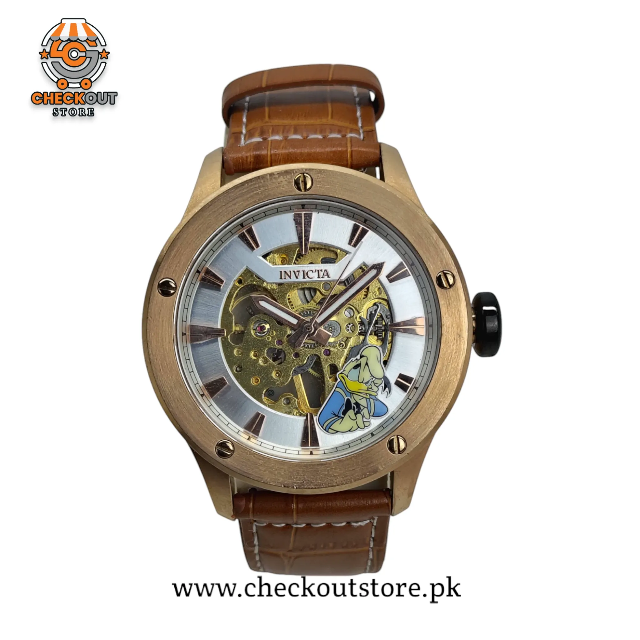 Invicta - Original - Automatic - Leather Strap - 48mm - Men's Watch