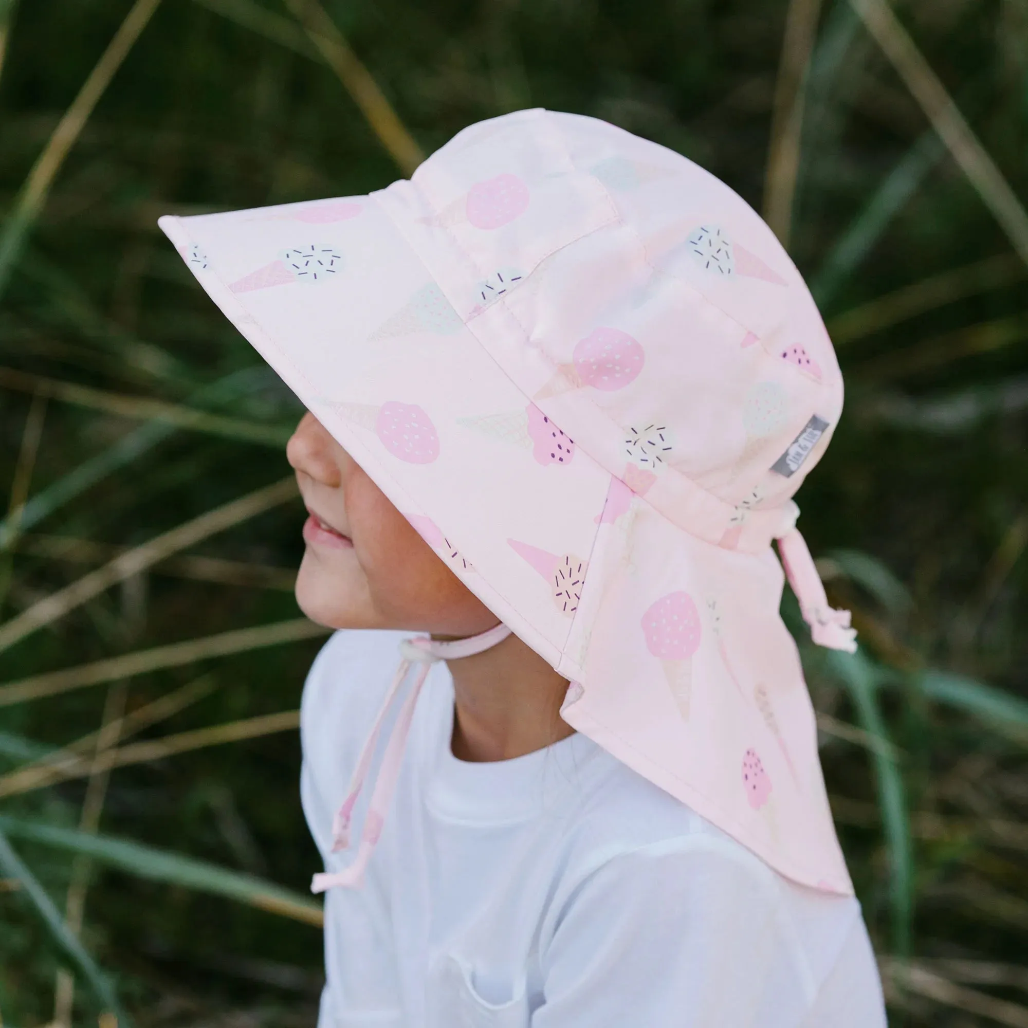 Jan & Jul Gro-with-me Aqua Dry Adventure Hat - Pink Ice Cream