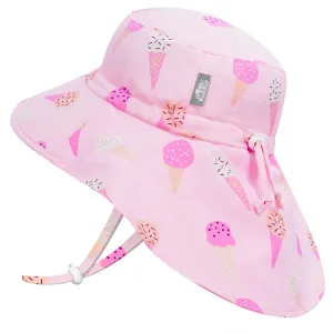 Jan & Jul Gro-with-me Aqua Dry Adventure Hat - Pink Ice Cream