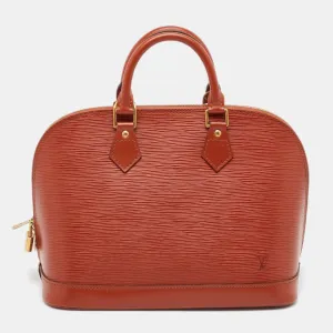 Kenyan Fawn Epi Leather Alma PM Bag
