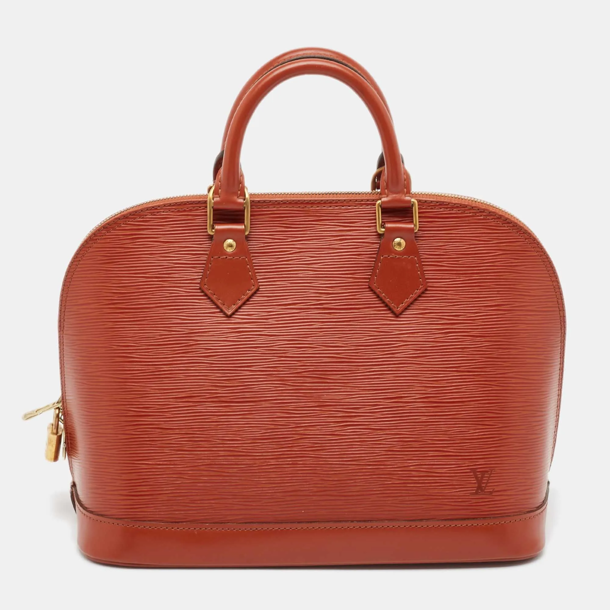 Kenyan Fawn Epi Leather Alma PM Bag