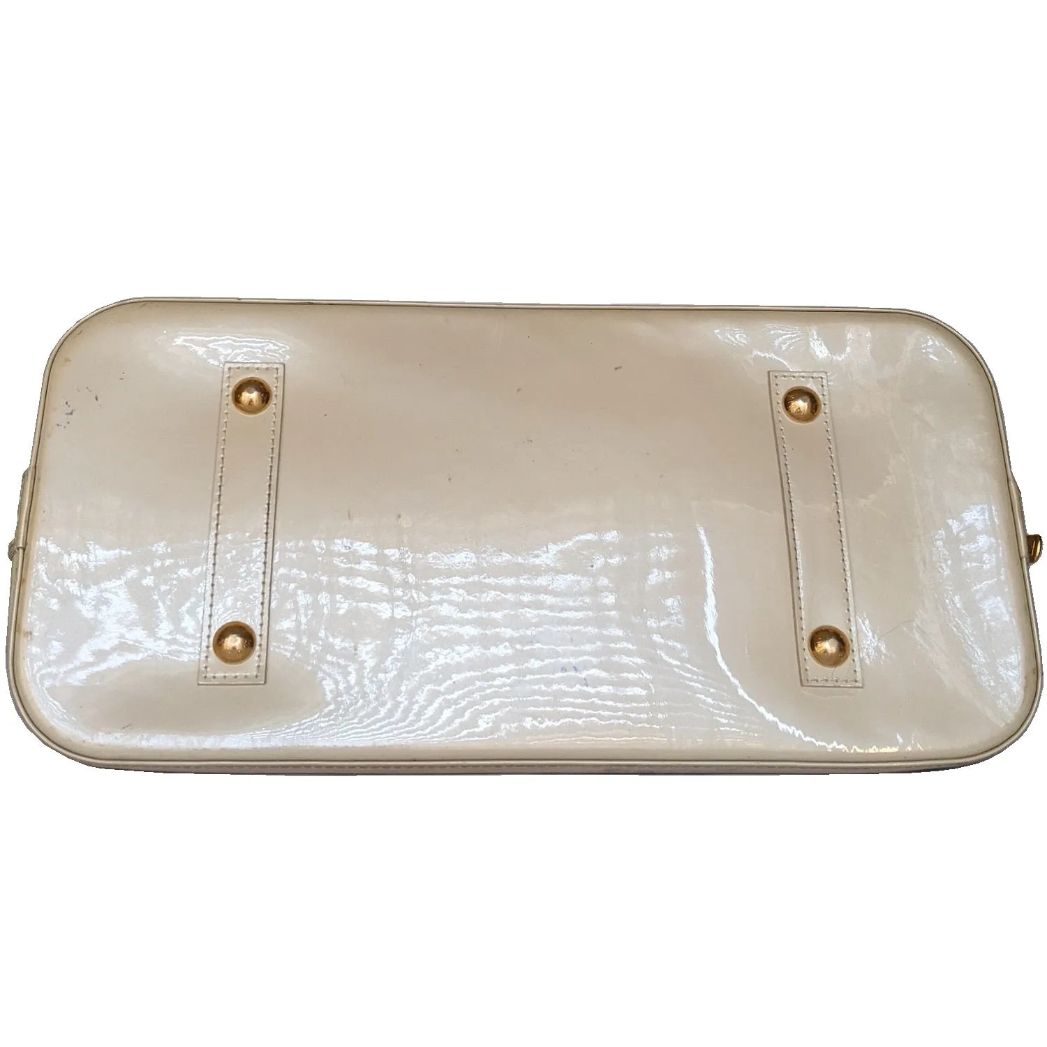 Louis Vuitton Dune Monogram Vernis Alma GM Handbag Satchel