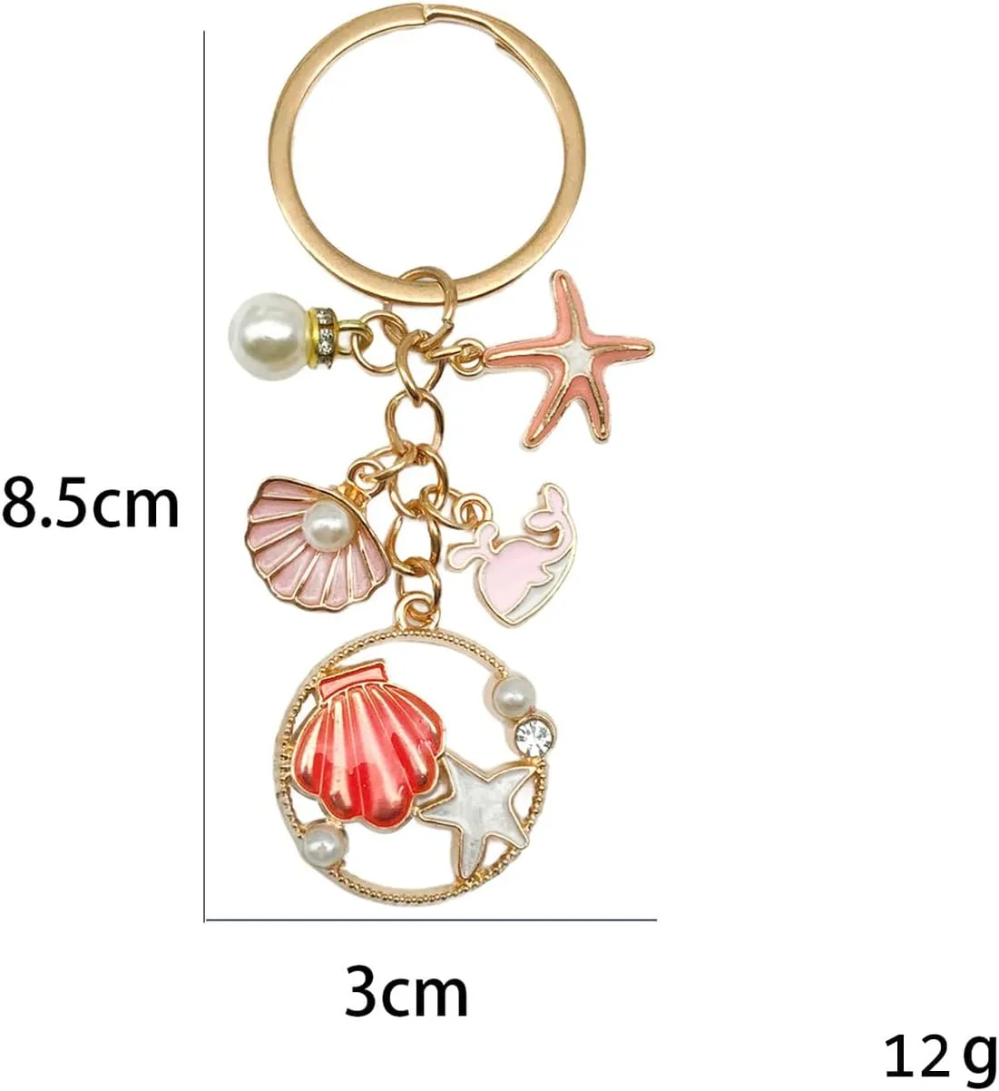 MAFELOE Keychains on Bag Handbags Backpack Purse Car Key, Pendant Charms Ornaments Key Chains for Women Men
