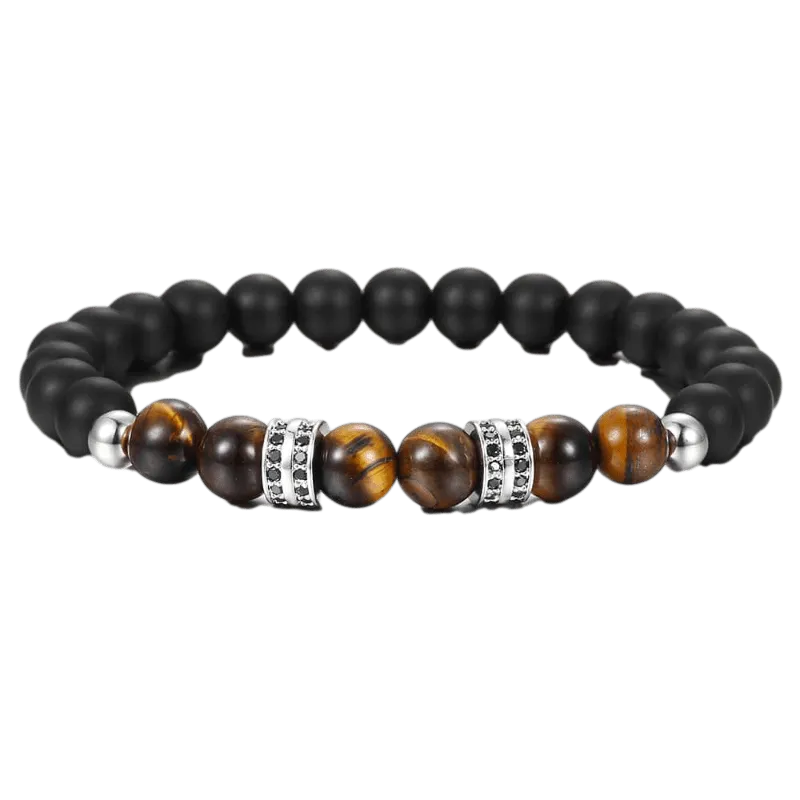 Men's Beaded Tiger's Eye Bracelets
