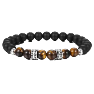 Men's Beaded Tiger's Eye Bracelets