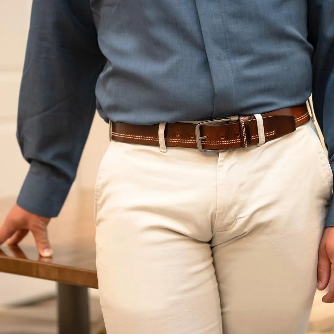 Millennial Belt - Full Grain Leather Belt with Nickel Free Buckle