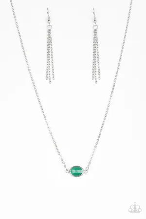 Paparazzi Necklace ~ Fashionably Fantabulous - Green
