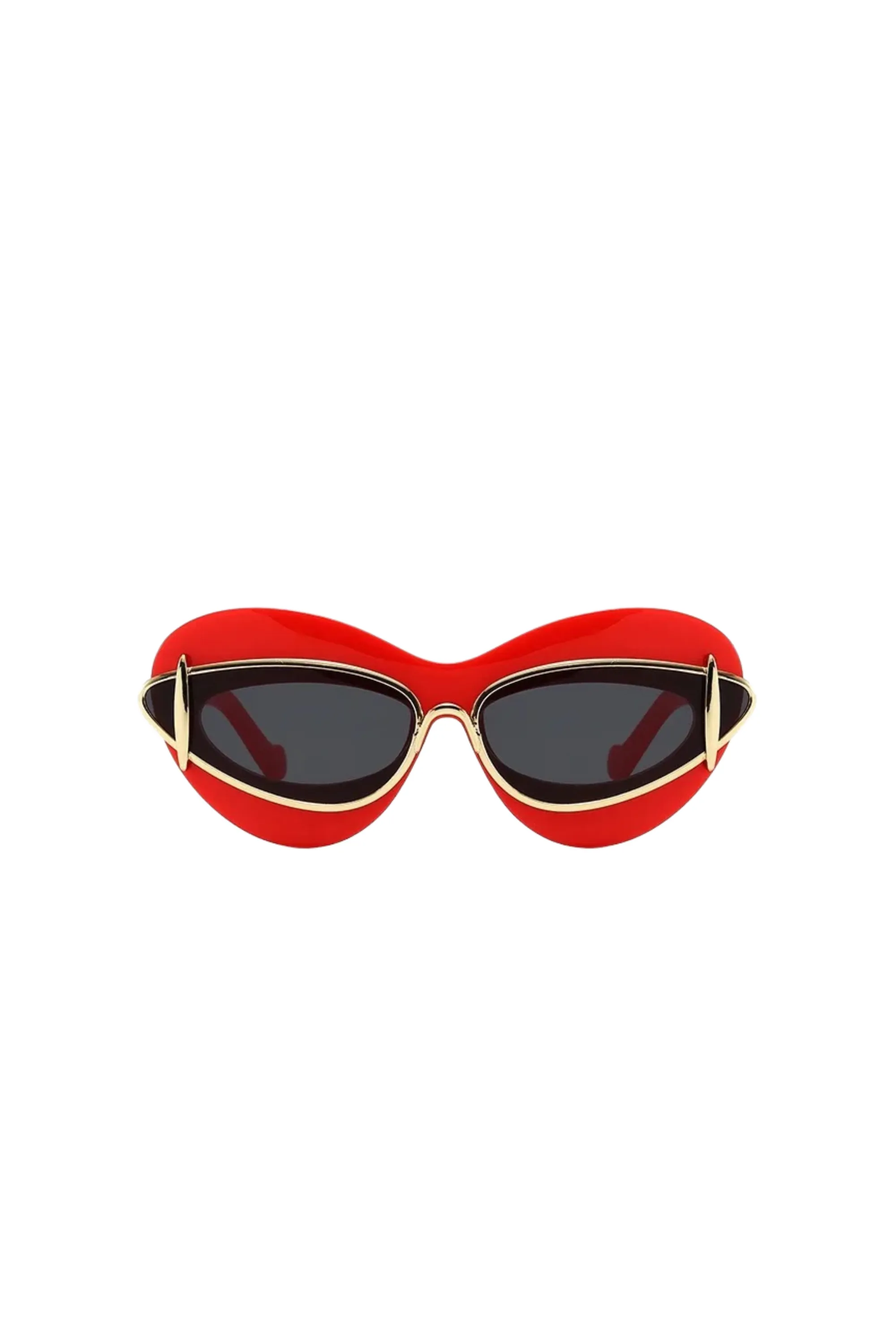 Red Cat-Eye Sunglasses