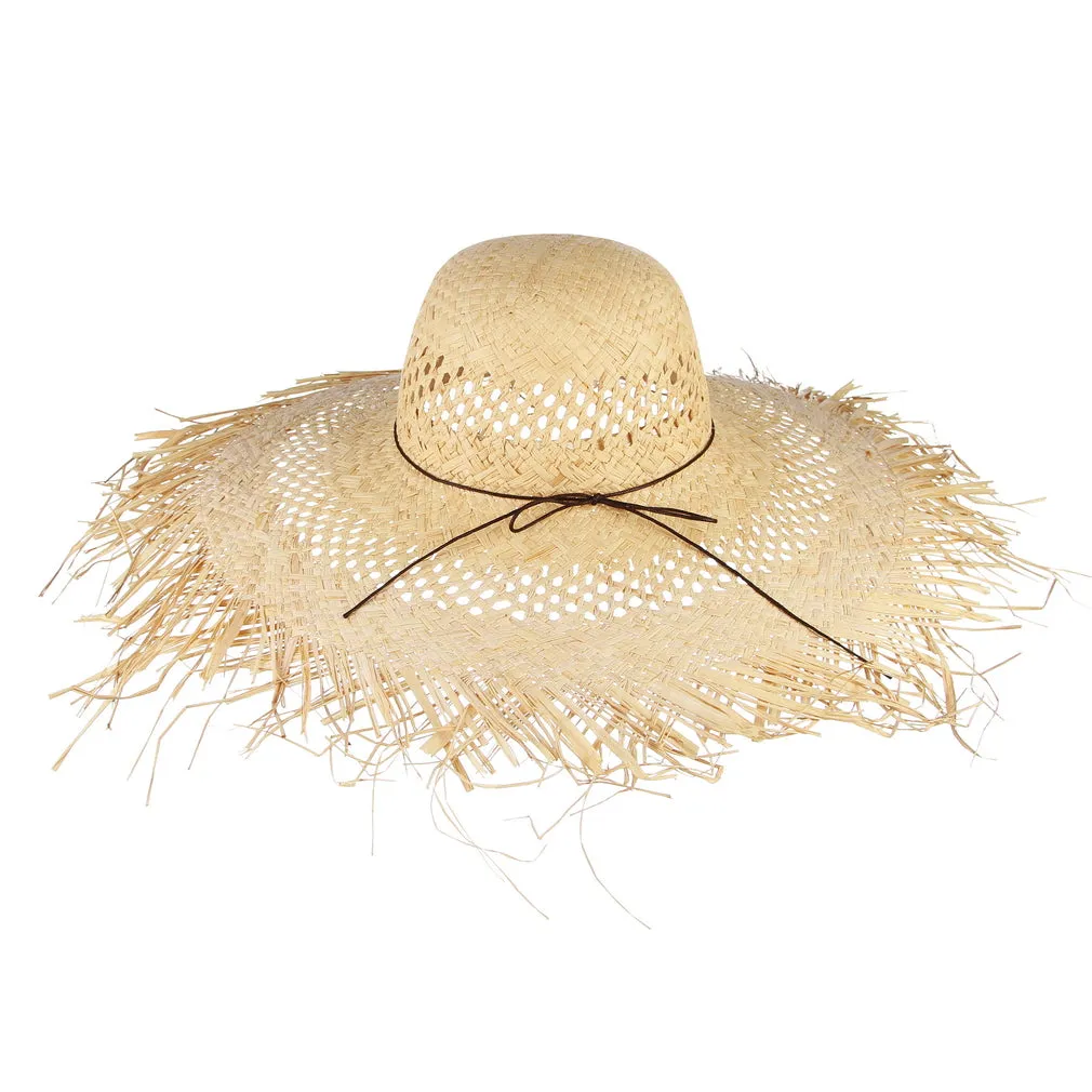 Summer Beach  Straw Wide Brim Sun Hat