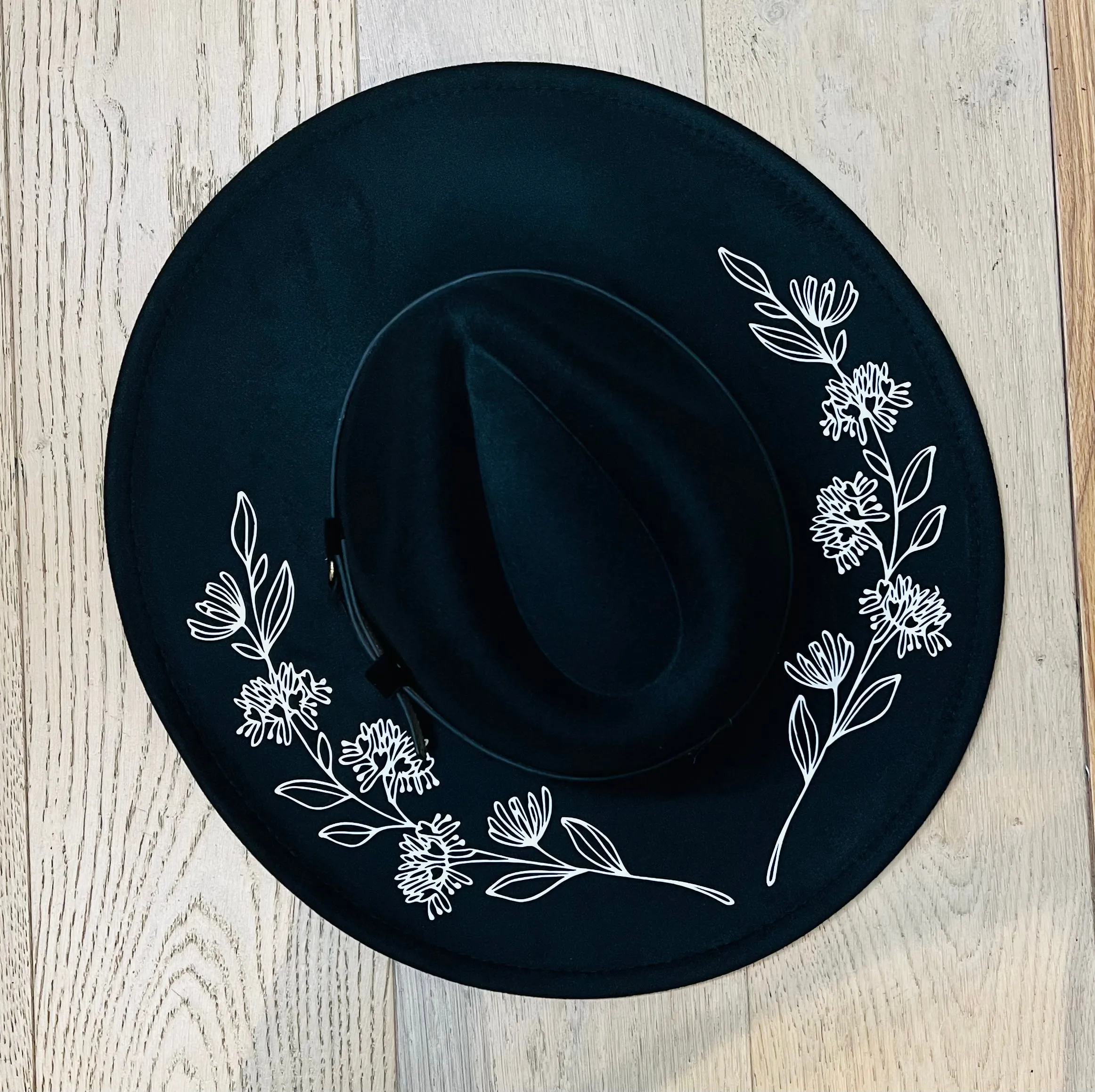 Vegan Felt Hat - XL Brim - Honeysuckle