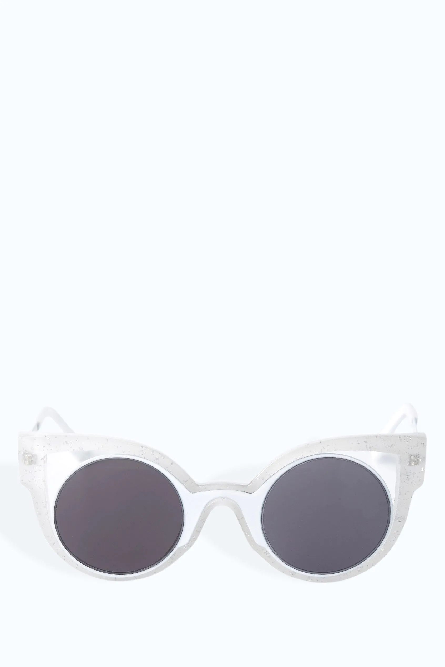 White Cat Eye Sunglasses