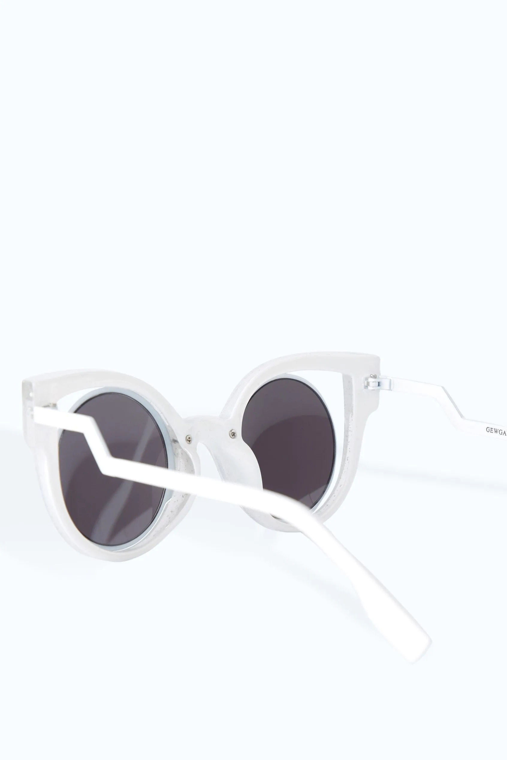 White Cat Eye Sunglasses