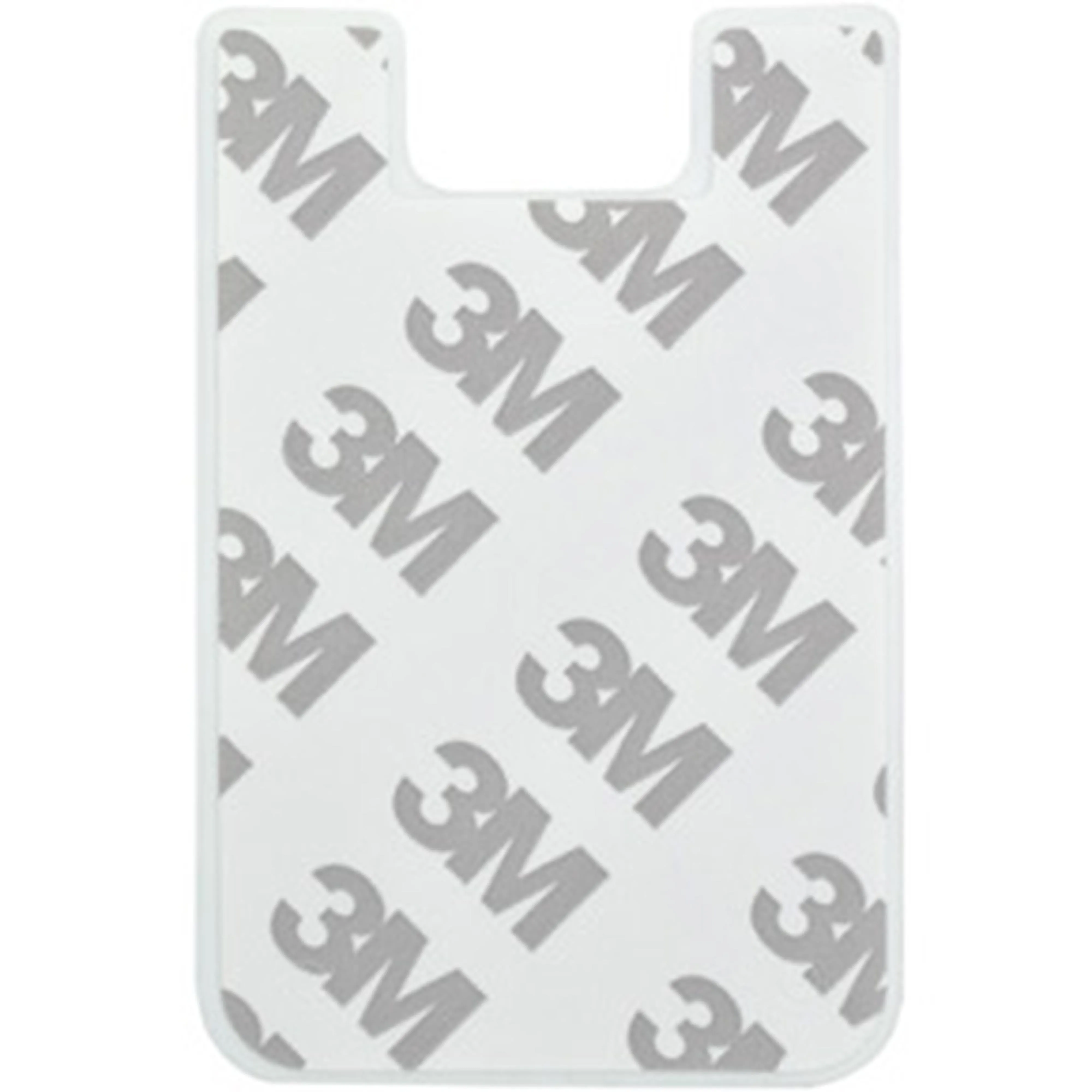 White Silicone Cell Phone Wallet