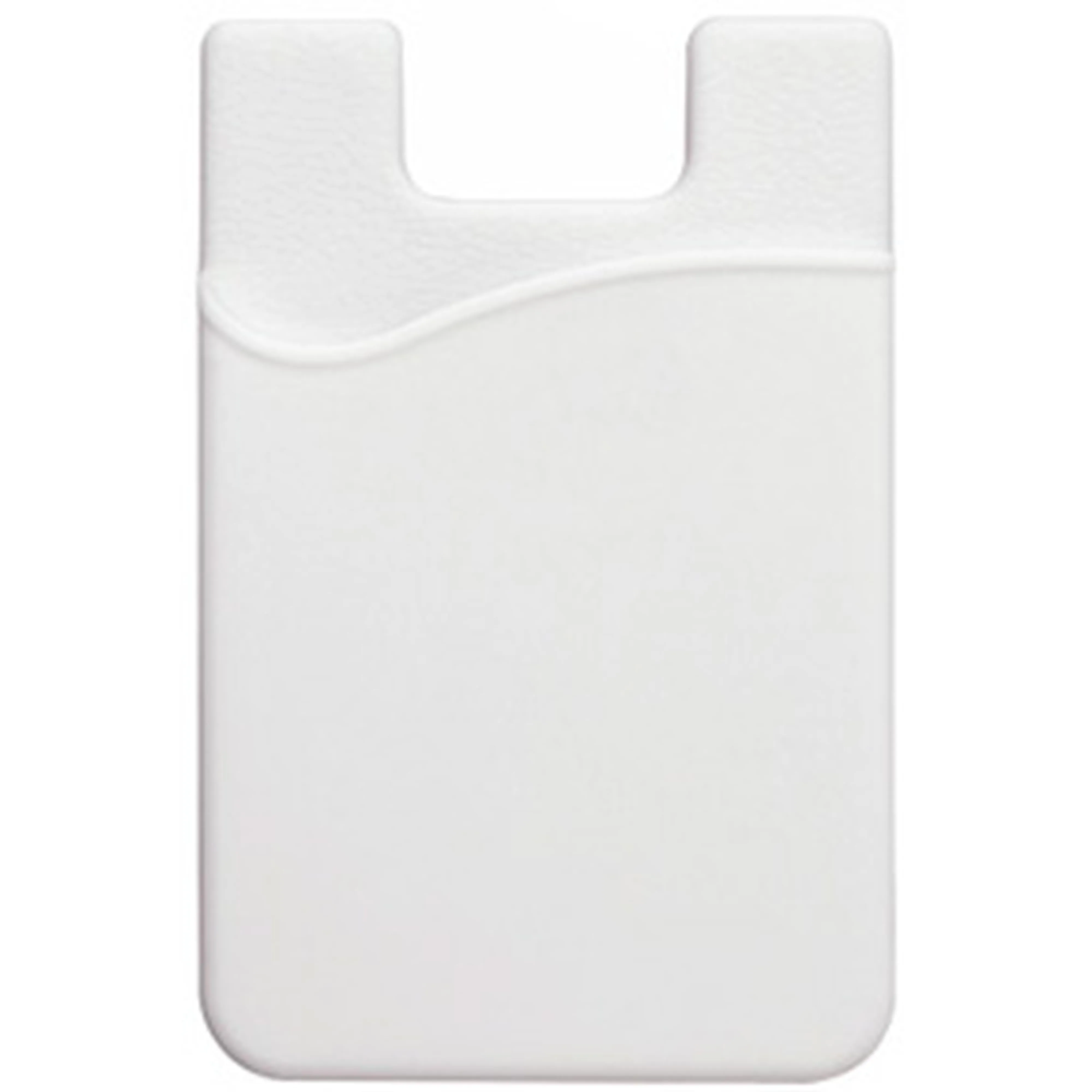 White Silicone Cell Phone Wallet