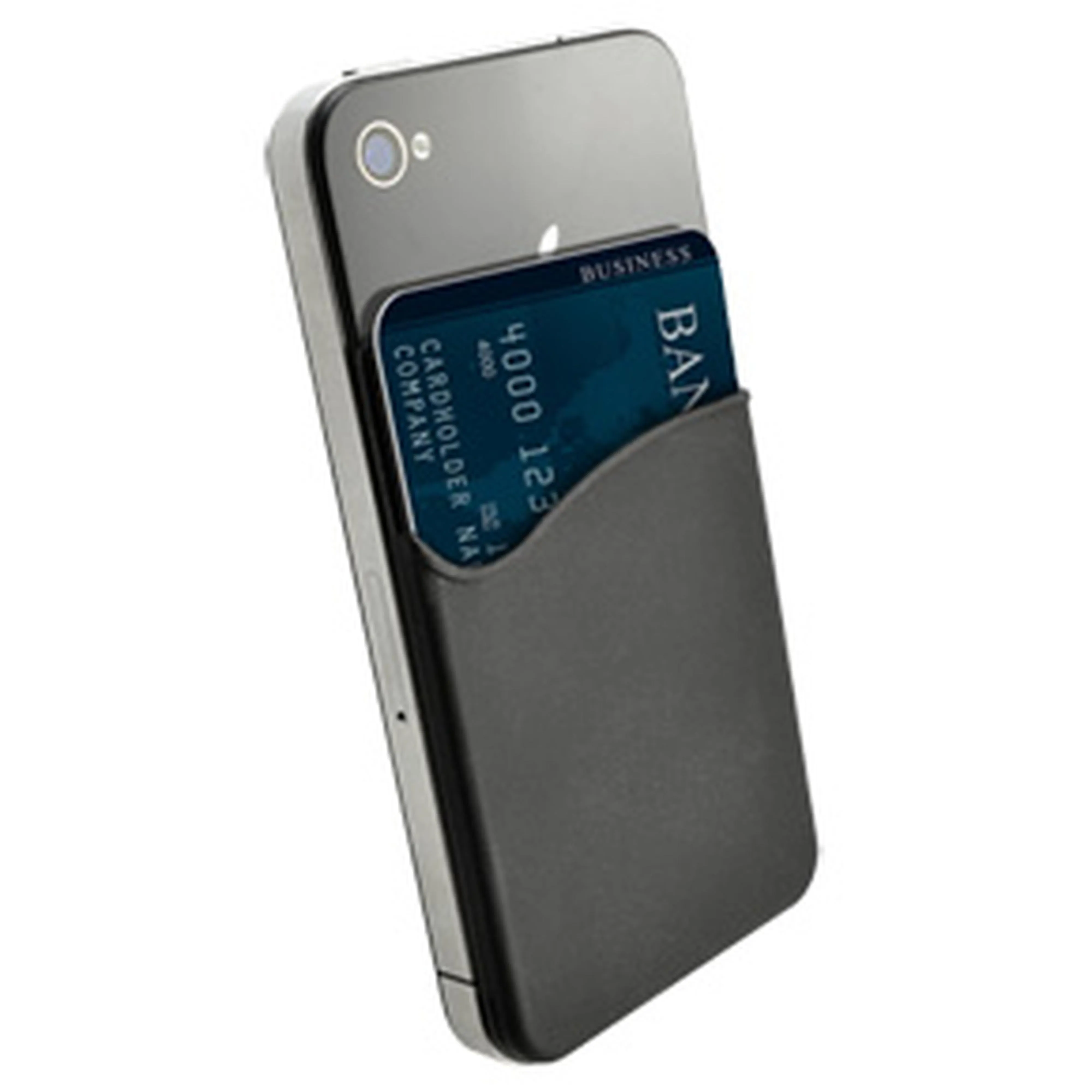 White Silicone Cell Phone Wallet