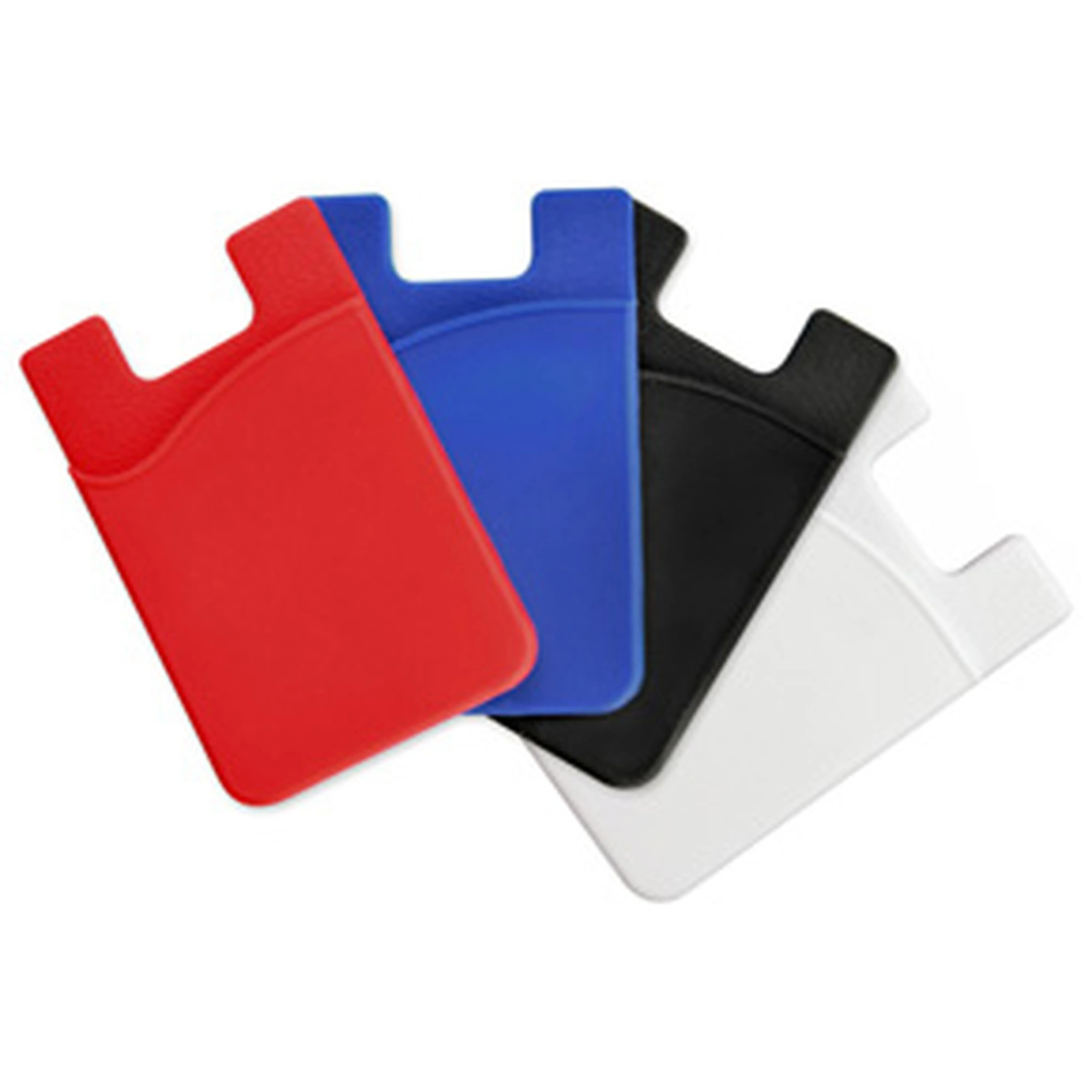 White Silicone Cell Phone Wallet
