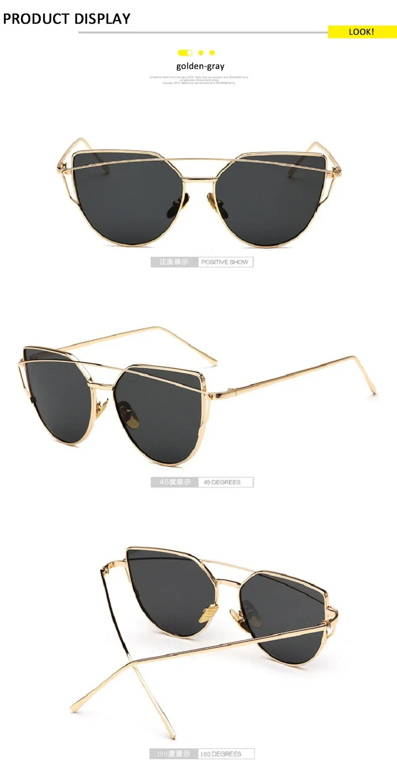 ZUCZUG Cat-Eye Sunglasses